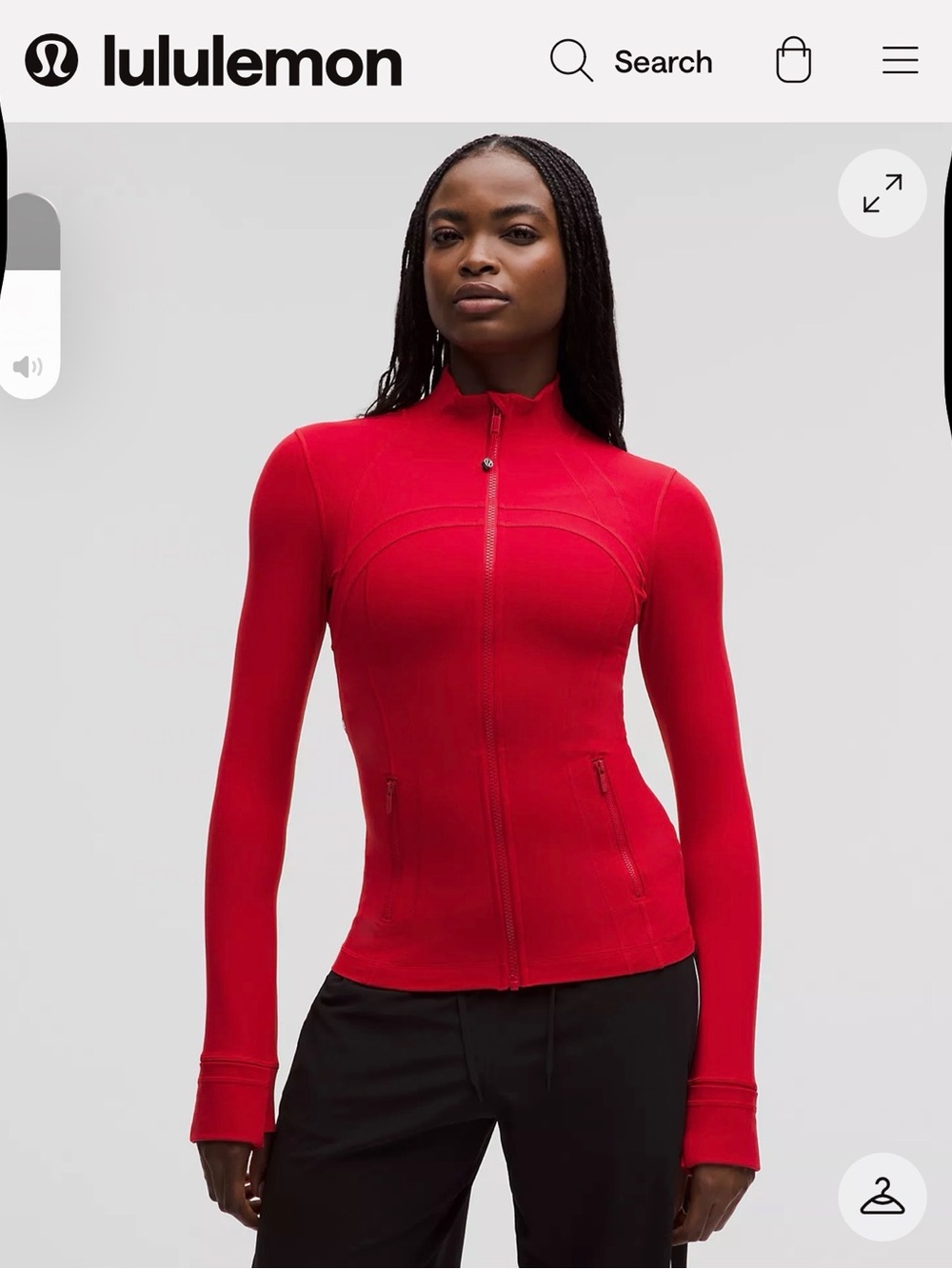 Lululemon Define Jacket Women's Red Full-Zip Jacket